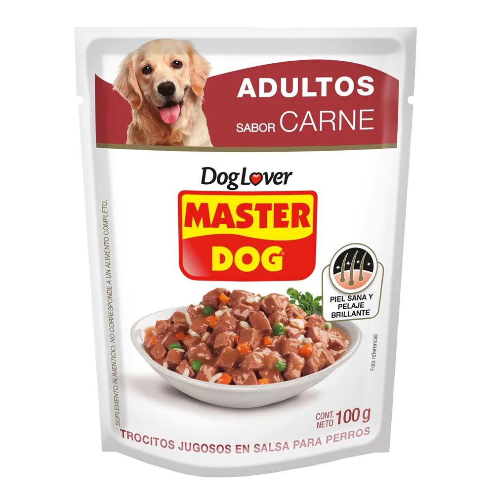 Alimento Húmedo Master Dog Adulto Carne 100 Gr