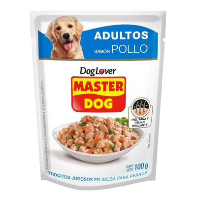 Alimento Húmedo Master Dog Adulto Pollo 100 Gr