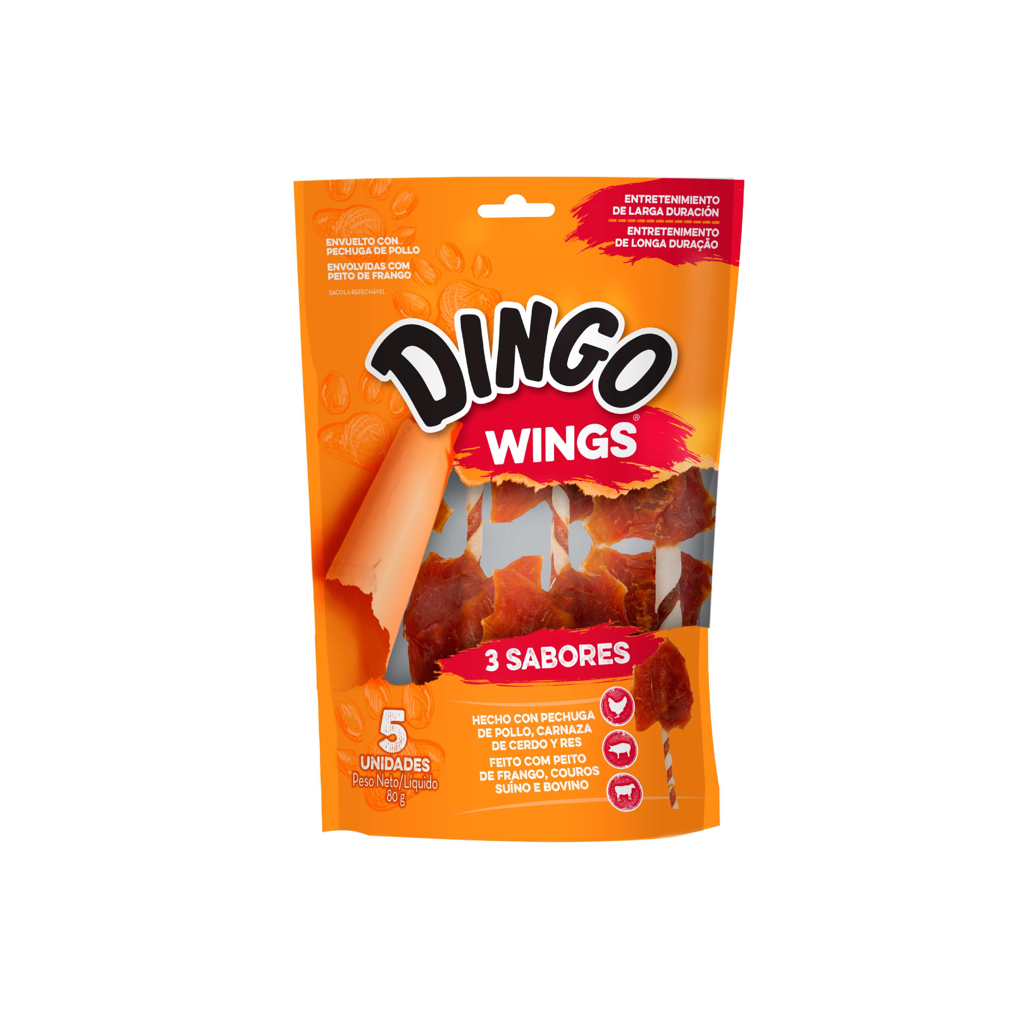 Dingo Triple Flavor Wings 5 U