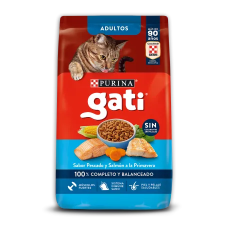Gati Pescado Y Salmón A La Primavera 15 Kg