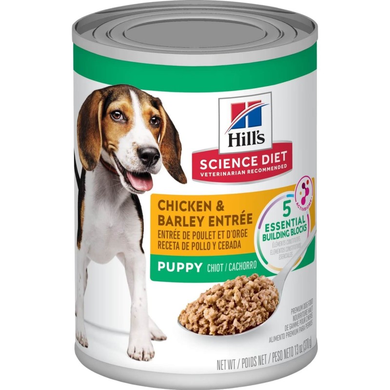 Hills Lata Puppy Dog Chicken Barley Entree 370 Gr