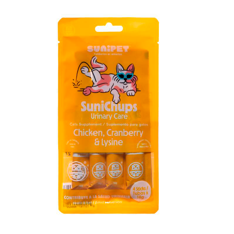 Sunichups Alim Hum Urinary Gato 14 gr x 4 tubos