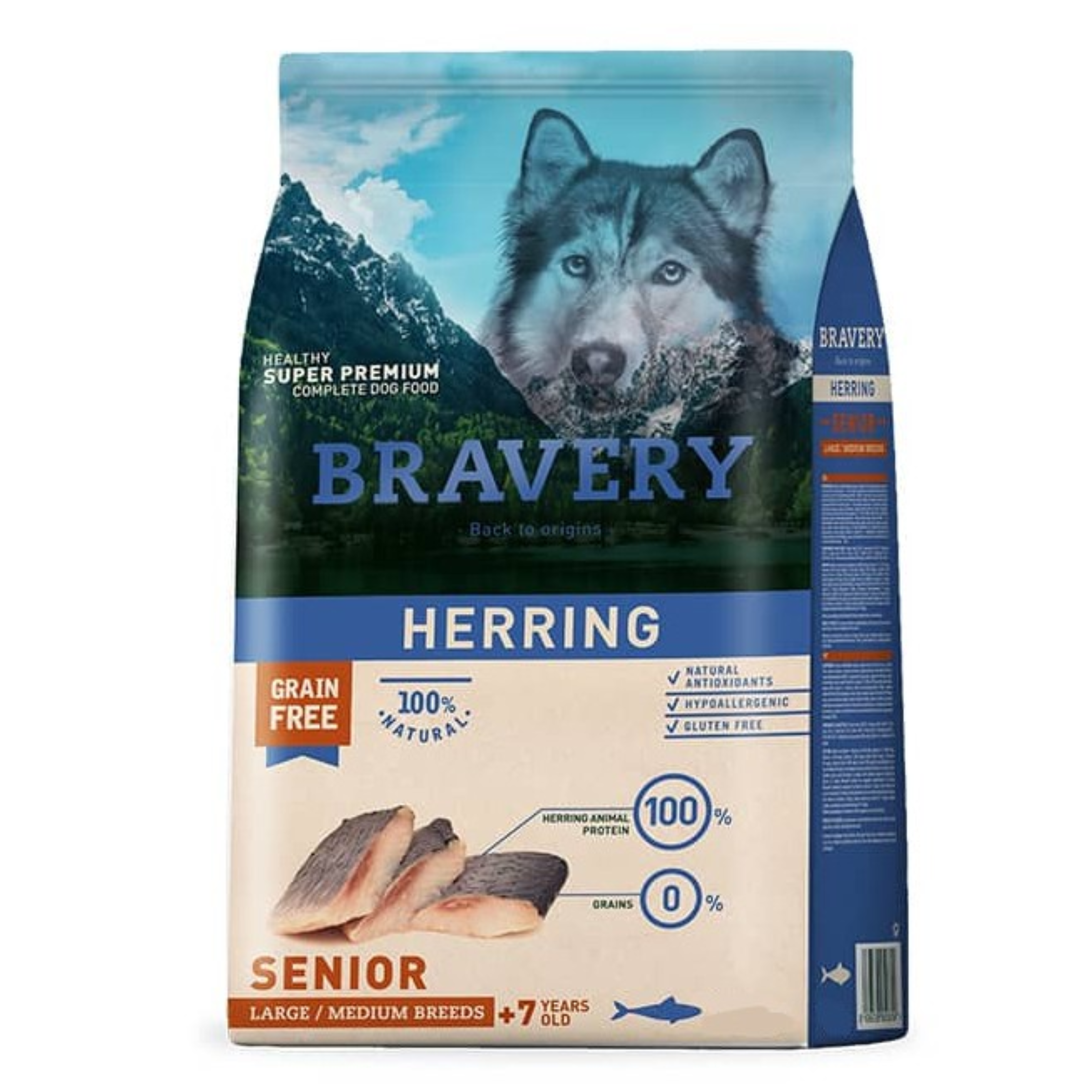 Bravery Herring Senior Large / Medium Breeds 12 Kg