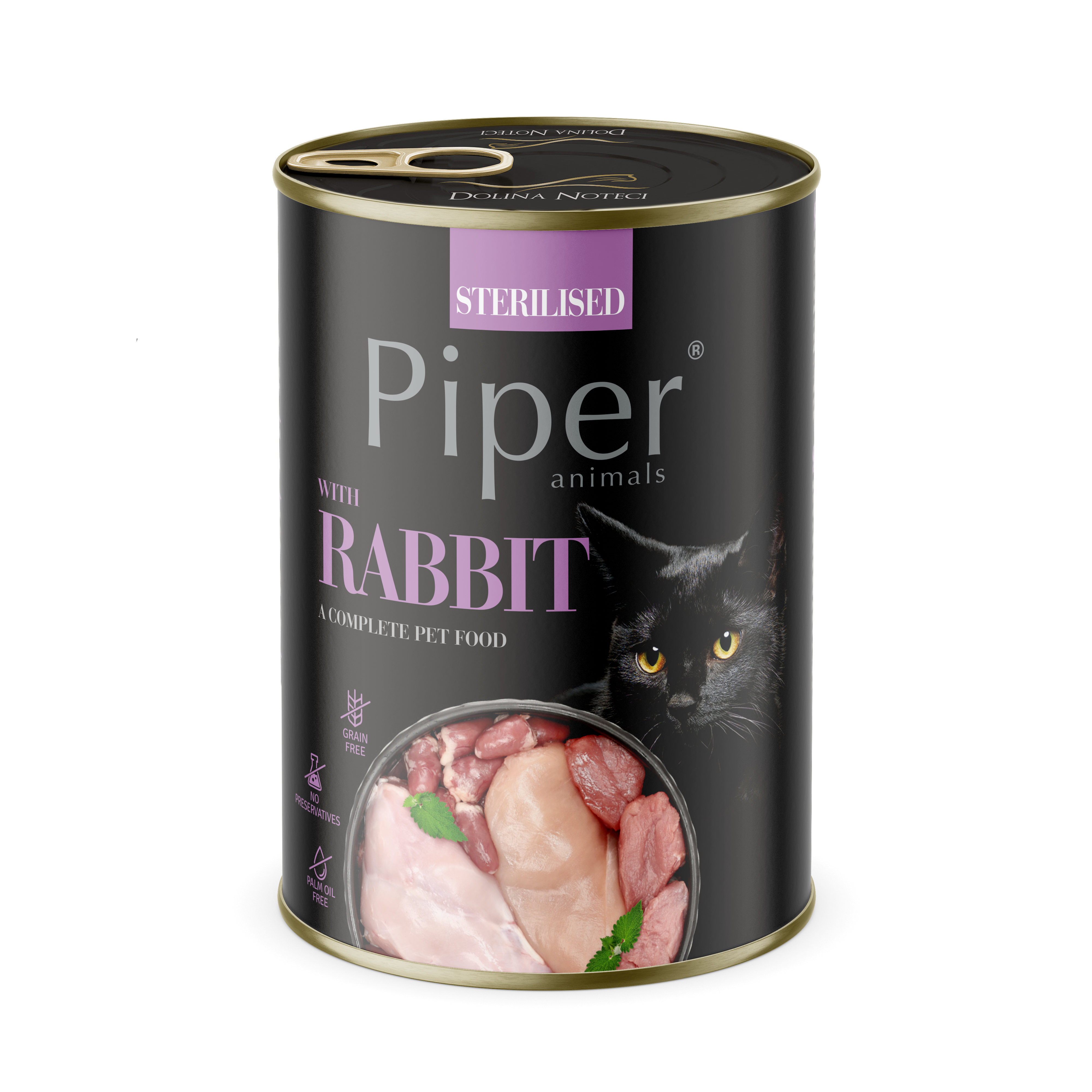 Piper Lata Cat Sterilized Conejo 400 Gr