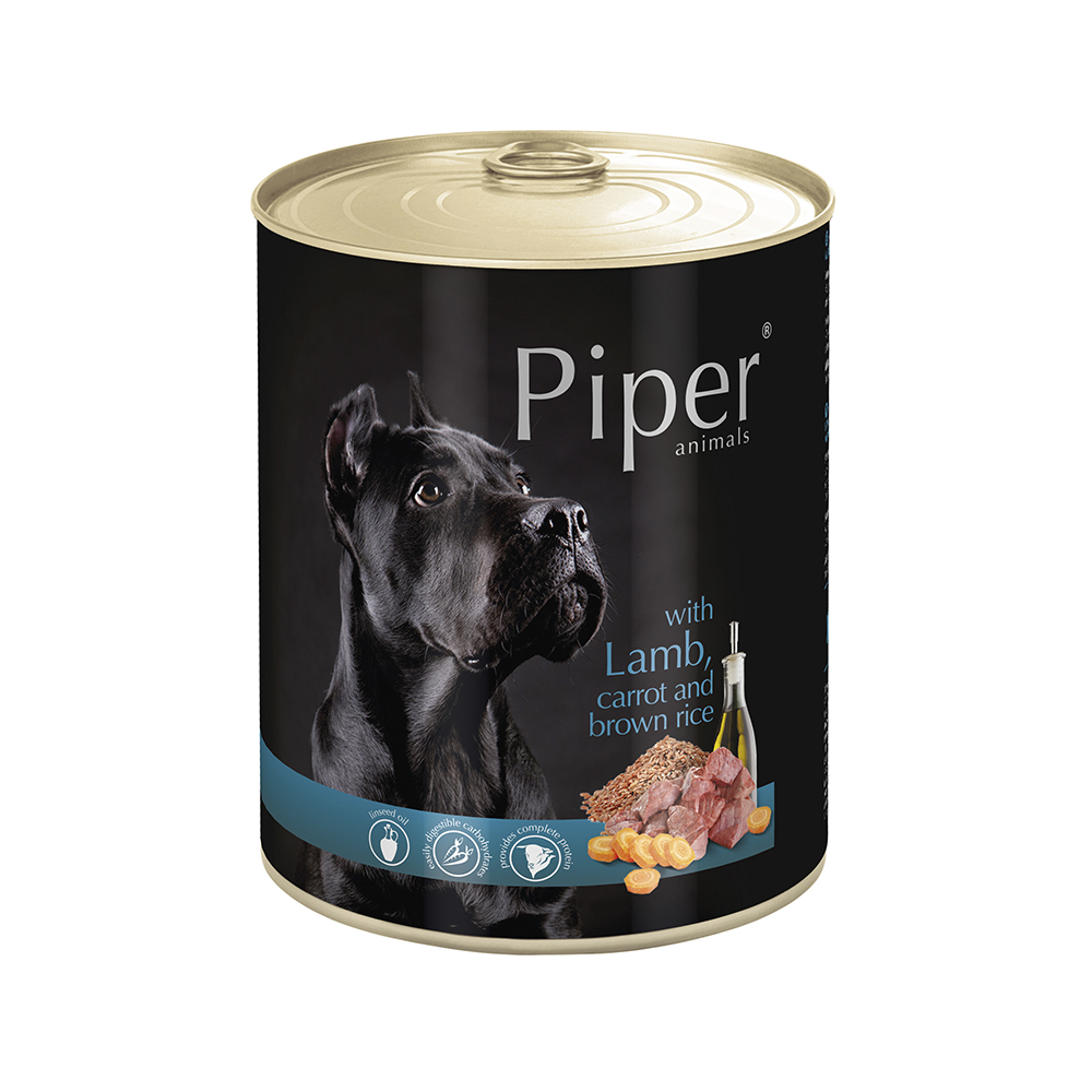Piper Cordero, Zanahoria y Arroz Integral 800 gr