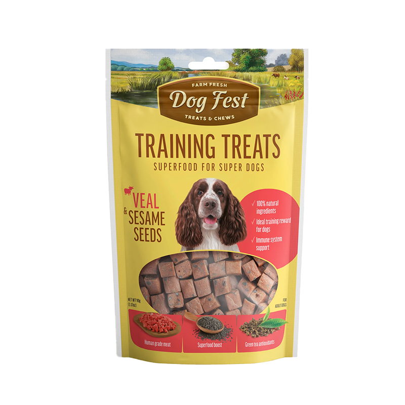 Dogfest Training Snack - Ternera y semillas de sesamo 90 Gr
