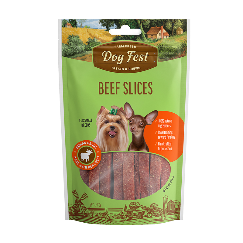 Dogfest Laminas de carne 55 Gr