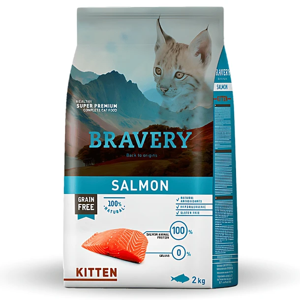 Bravery Salmon Kitten 2 Kg