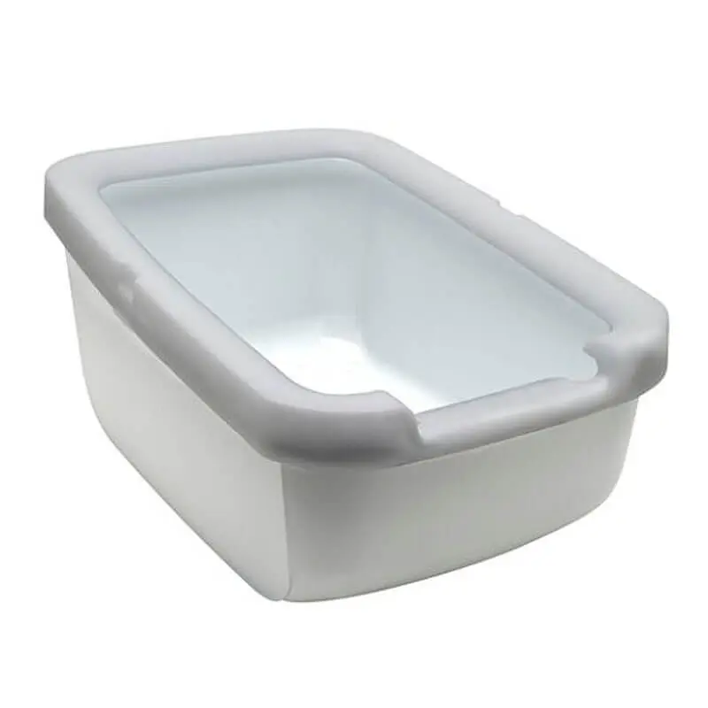 Catit Arenero Grande Borde Grueso Gris Claro