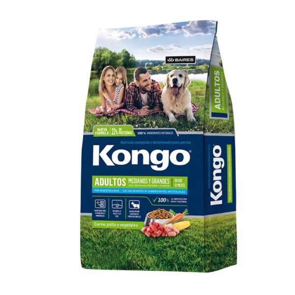 Kongo Adultos Medianos Y Grandes 21 Kg.