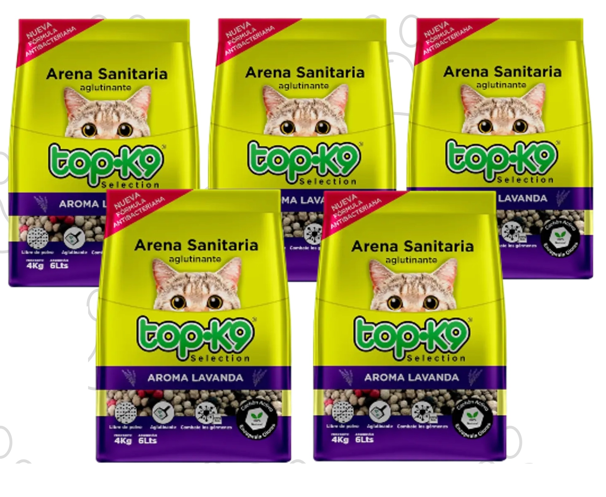 Pack Arena Aglutinante Topk9 Lavanda (4kgx 5u) 20 Kg