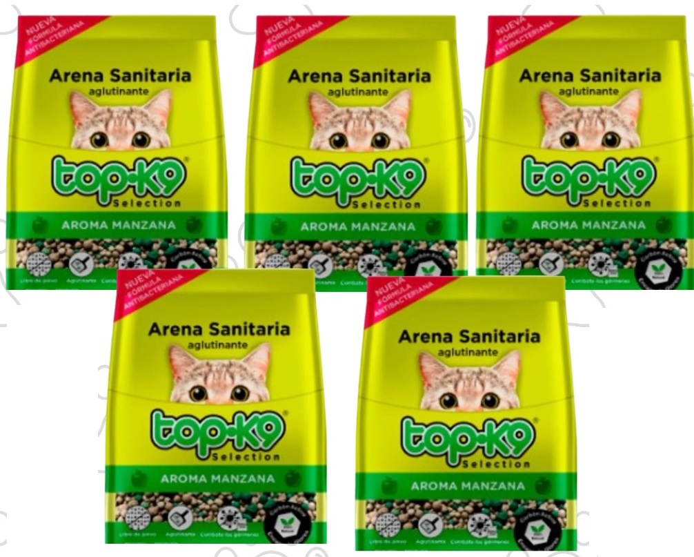 Pack Arena Aglutinante Topk9 Manzana (4kgx 5u) 20 Kg