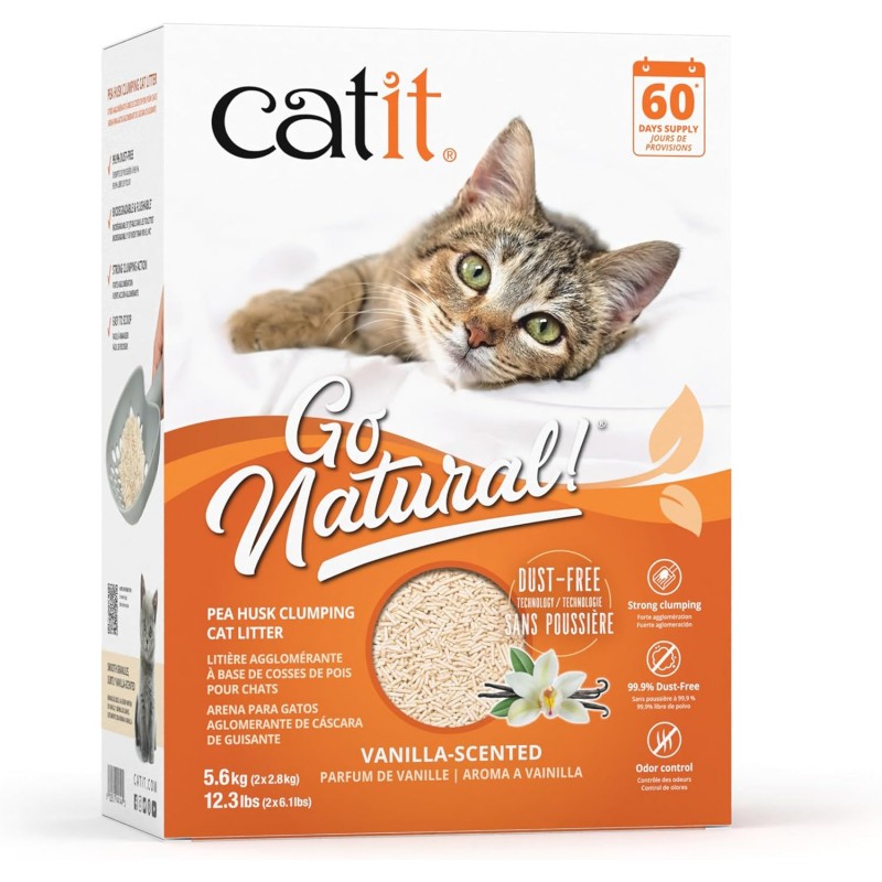 Catit Go Natural Arena Biodegradable Vainilla 5.6 Kg.