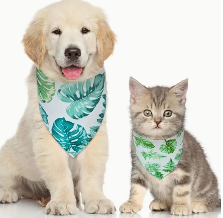 Bandanas Para Perros y Gatos con Diseños Talla S