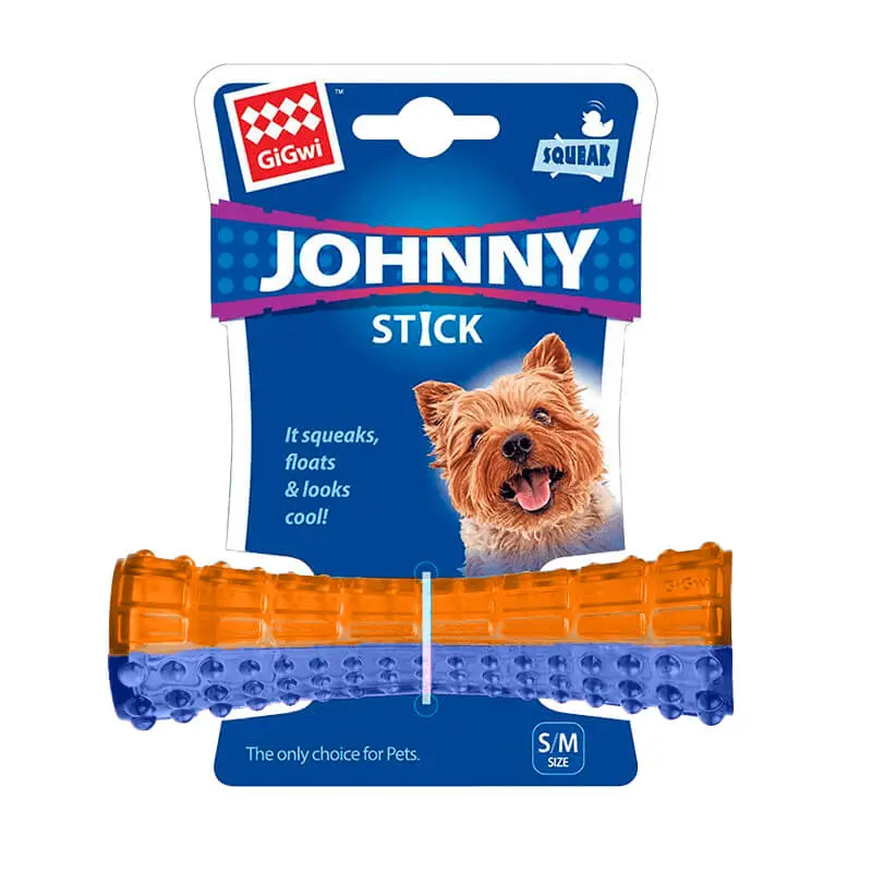 GiGwi Juguete Johnny Stick S M Naranja y Azul