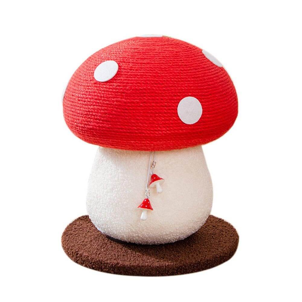 Rascador Hongo Blanco Rojo