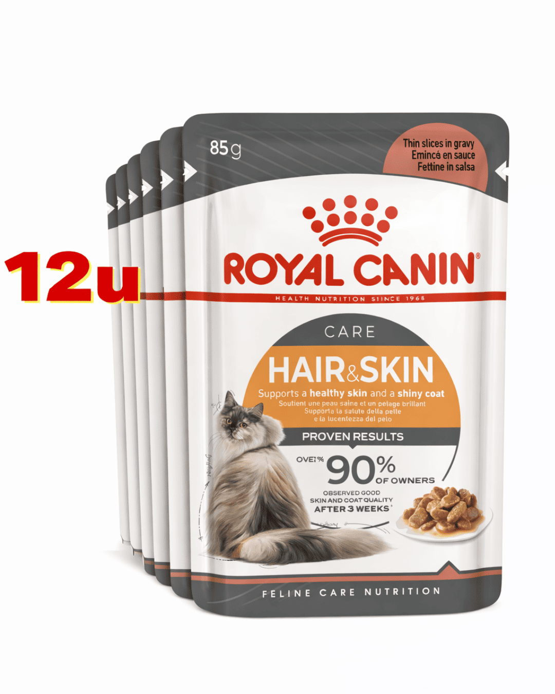Royal Canin Care Hair & Skin 85 G Pack 12 Und