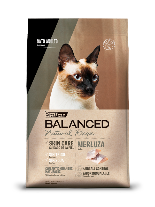 Balanced Natural Recipe Gato Merluza 3 Kg