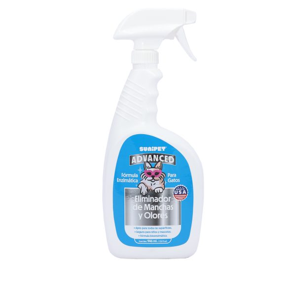 SuniEnzimatico Gato Eliminador De Manchas y Olores 946 Ml