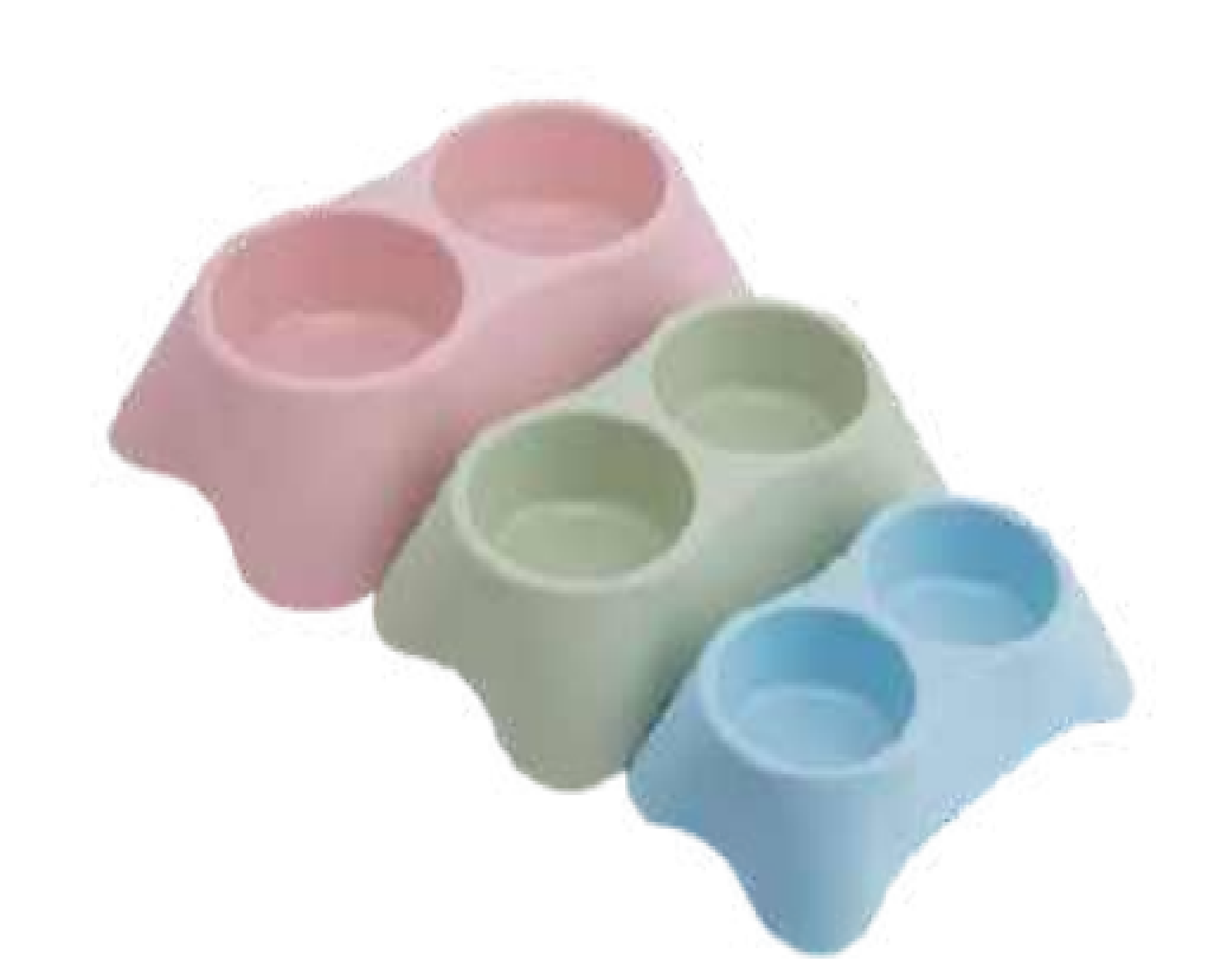 Plato Doble Antivuelco Para Mascotas S