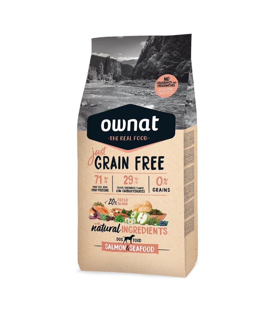Ownat Just Grain Free Dog Salmon & Seafood 3 Kg