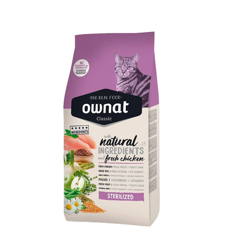 Ownat Classic Sterilized Cat 1.5 Kg