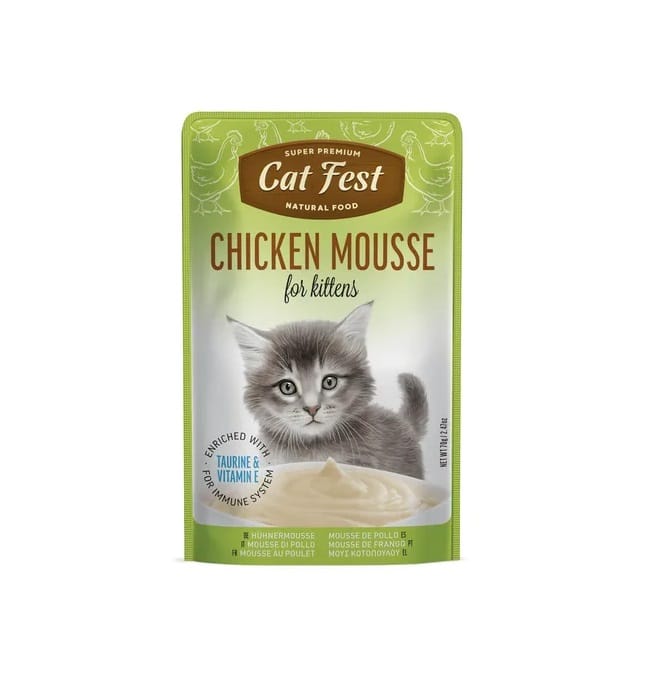 Chicken Mousse For Kittens Pouch 70 Gr
