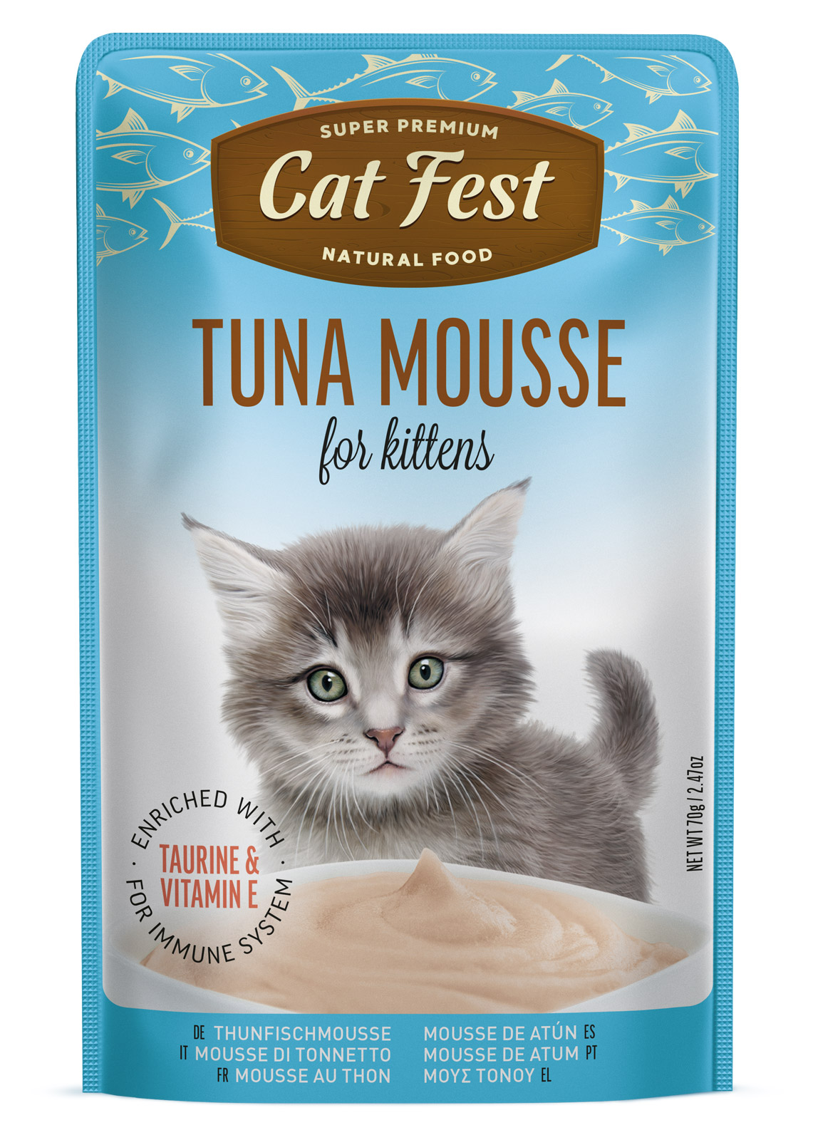 Tuna Mousse For Kittens Pouch 70 Gr