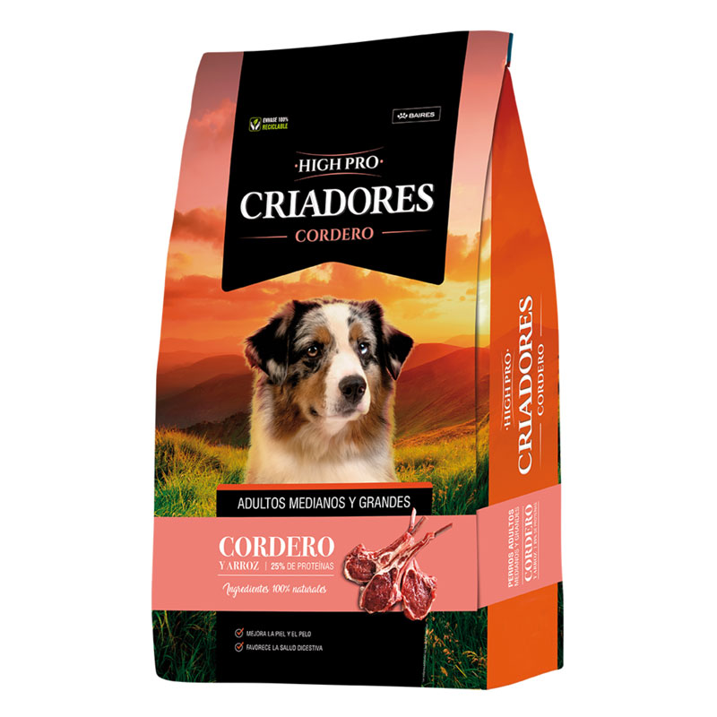 Criadores High Pro Cordero 20 Kg