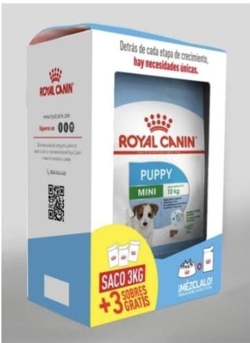 Pack Royal Canin Mini Puppy 3 Kg + 3 Pouch