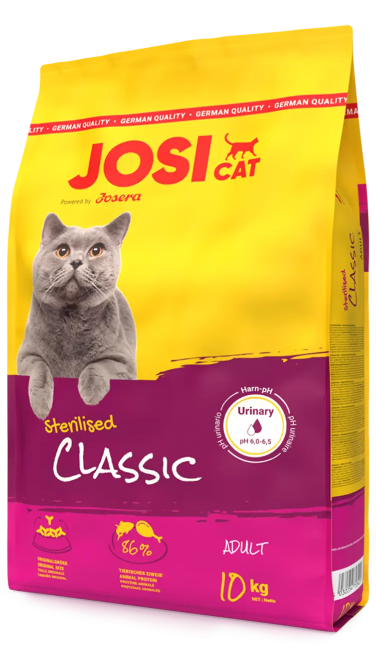 Josera JosiCat Sterilised Classic 10 Kg Vencimiento 12/2026