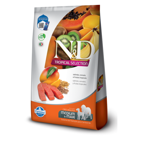 Nd Tropical Canine Adulto Salmon Medium 12 Kg