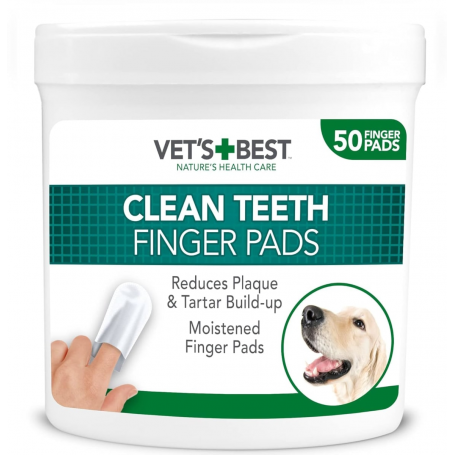 Vet's Best Toallitas Para Limpieza Dental 50 Und