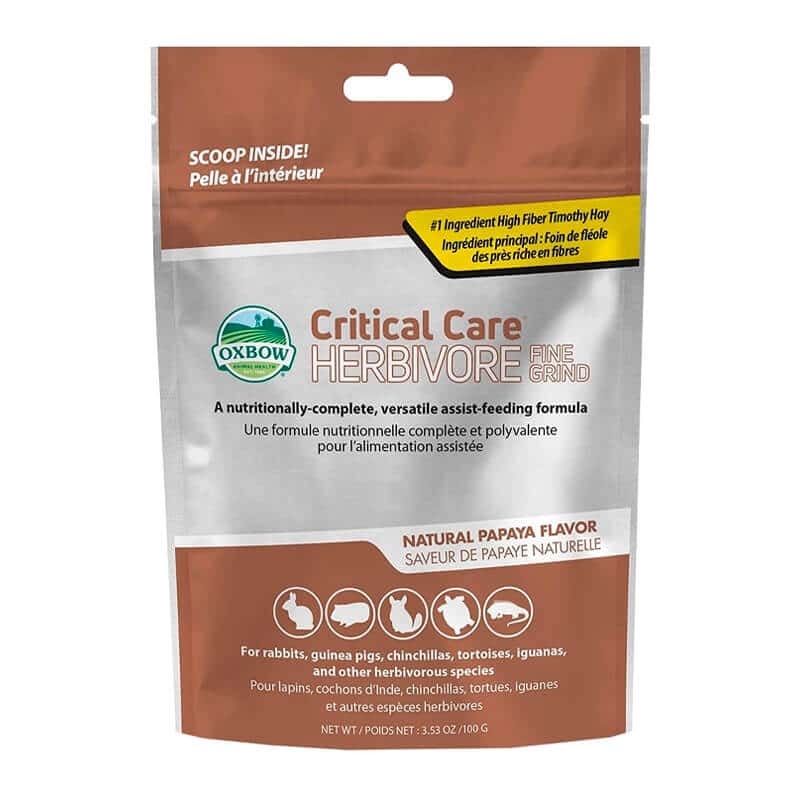 Oxbow Critical Care Fine Grind Herbivoros 100 Grs
