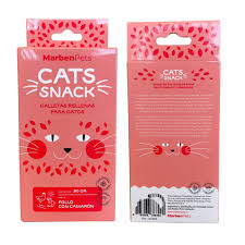 Cat Snack - Galletas Rellenas Pollo Con Camaron 80 Gr