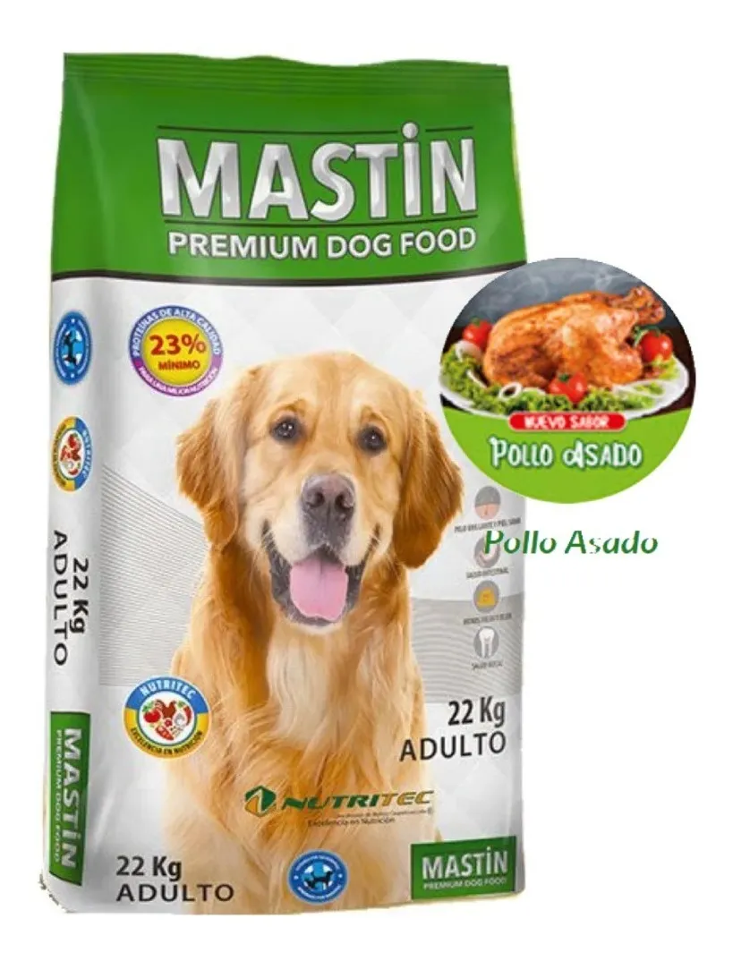 Mastin Perro Adulto Pollo Asado 22 Kg