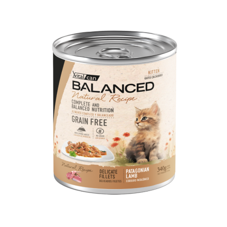 Natural Recipe Lata Filetes Cordero Kitten 340 Gr