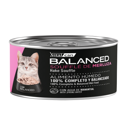 Balanced Souffle Lata Kitten  Merluza 85 Gr