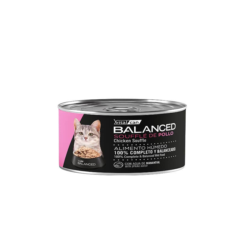 Balanced Souffle Lata Kitten  Pollo 85 Gr