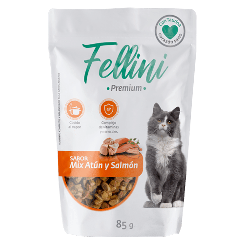 Fellini Pouch Gato Atun Y Salmon 85 Gr