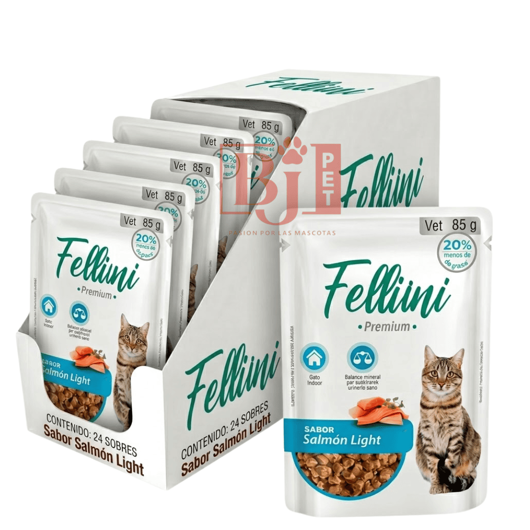 Pack 24 Pouch Fellini Salmon Light 85 Gr