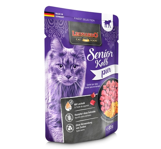 Leonardo Senior Puro En Ternera 85 Gr