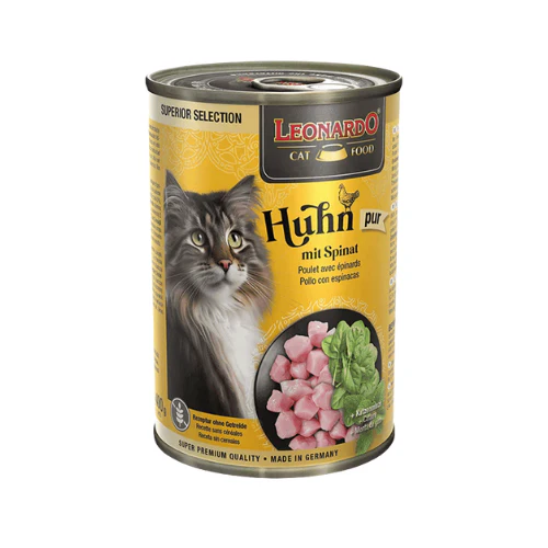 Leonardo Superior Selection Pollo Con Espinaca 400 Gr