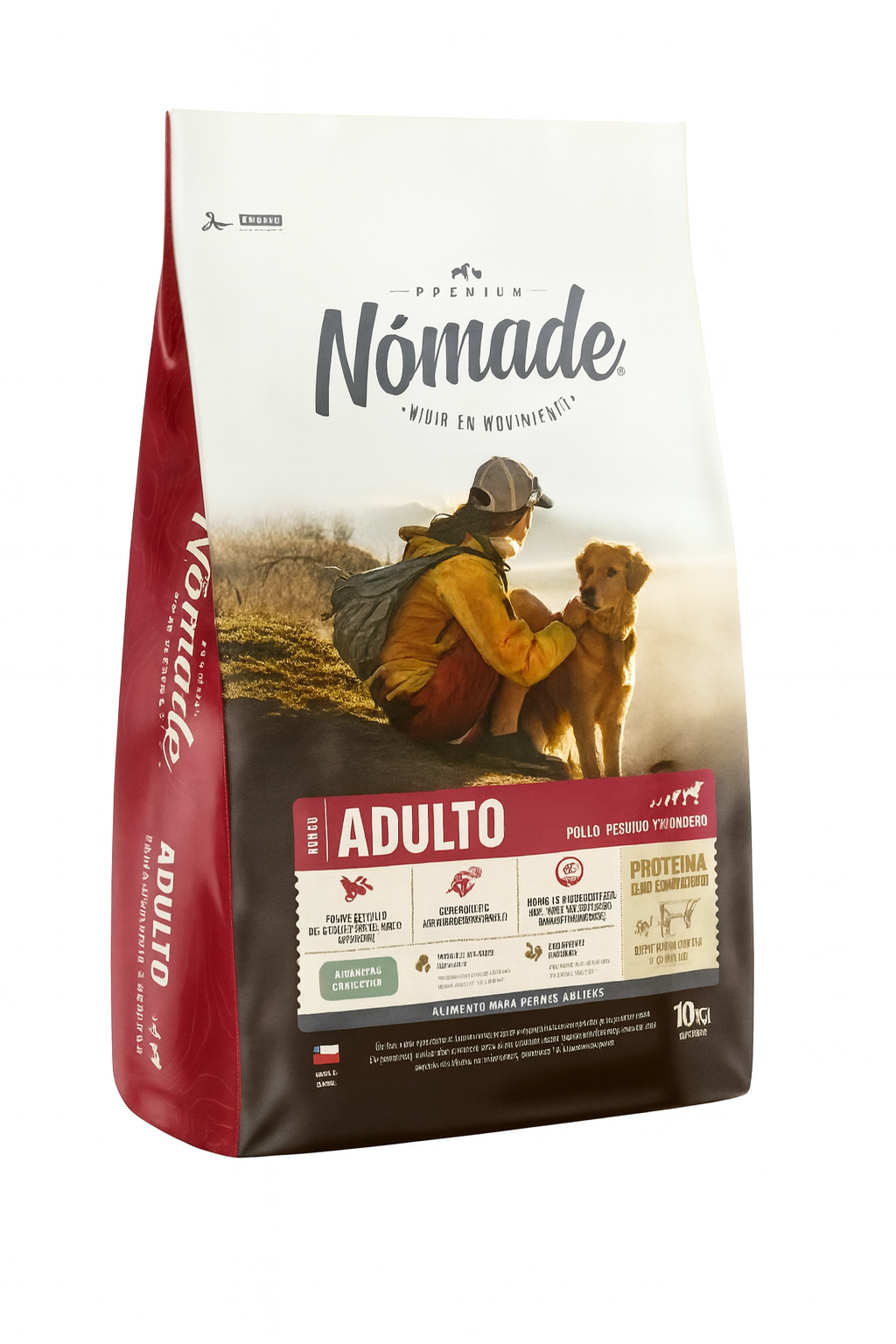 Nómade Adulto Razas Medianas Y Grandes 10 Kg