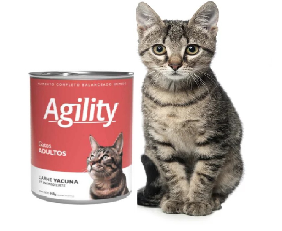 Agility Lata Gato Adulto Vacuno 340 Gr
