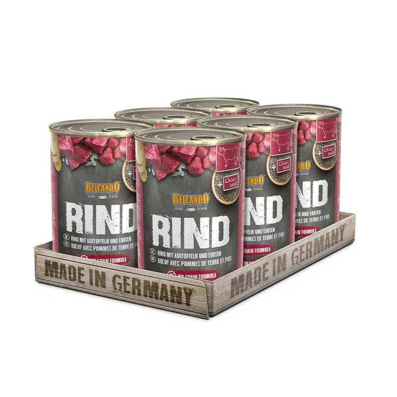 Pack 6 Latas Belcando Ternera Patata 400 Gr
