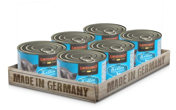 Pack 6 Latas Leonardo Kitten 200 Gr