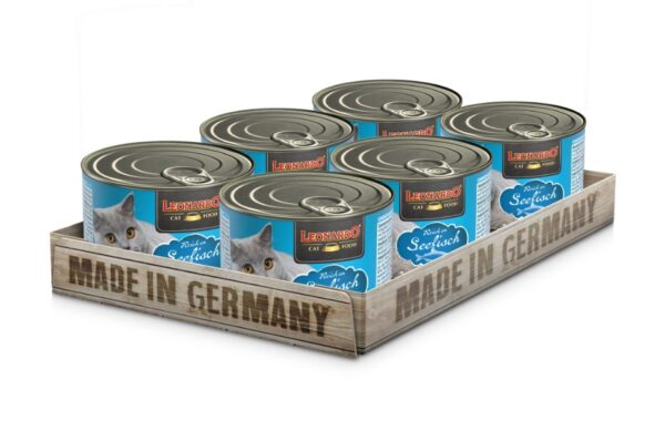 Pack 6 Latas Leonardo Cat Pescado 200 Gr