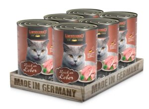 Pack 6 Latas Leonardo Qs Higado 400 Gr