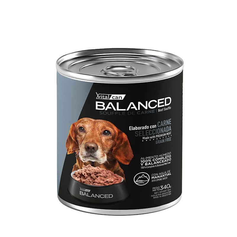 Balanced Souffle Lata Perro Senior Pollo 340 Gr
